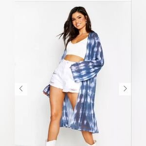 Tie Dye Maxi Kimono